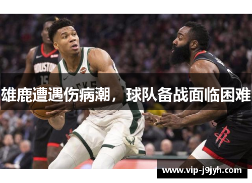 雄鹿遭遇伤病潮，球队备战面临困难